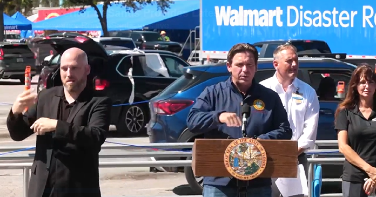 Power is expected to be restored to most customers by Tuesday: DeSantis