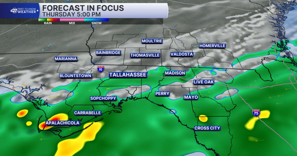 Showers return this evening
