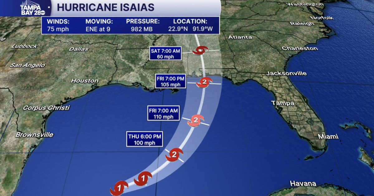 LATEST: Isaias strengthens to hurricane