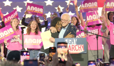 Bernie Sanders and Angie Nixon rally in Tallahassee ahead of November election