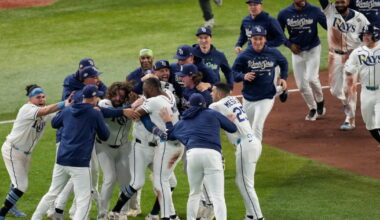 Tampa Bay rallies in Game 4 to beat Milwaukee and prevent World Series sweep