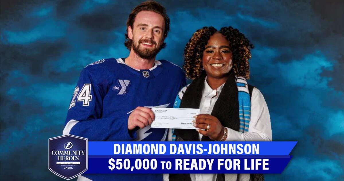 Tampa Bay Lightning Community Hero: Diamond Davis Johnson