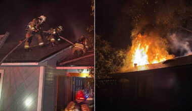 Tallahassee firefighters battle house fire amid Isaias