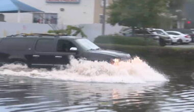 What's causing 'ongoing' flooding issues at this intersection?
