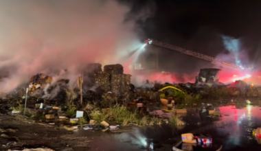 Fire at Marpan Recycling in Tallahassee caused by burning cardboard: TFR