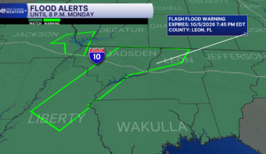 Flash Flood Warning for Seminole, Decatur, Gadsden, Leon, Libtery