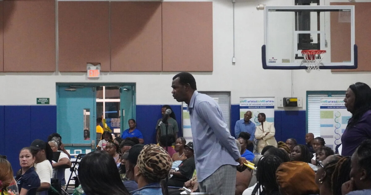 Liberty City housing residents cite leaks and unanswered repairs as renovation plan emerges