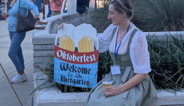 Delightful weather prompts an outdoor Oktoberfest for Elder Care Services of the Big Bend