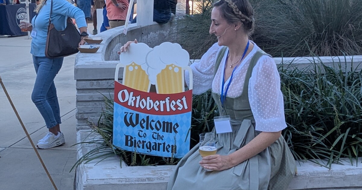 Delightful weather prompts an outdoor Oktoberfest for Elder Care Services of the Big Bend