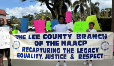 NAACP members, others again call for Fort Myers Mayor Kevin Anderson's resignation and a full investigation of sexual misconduct claims | WGCU News