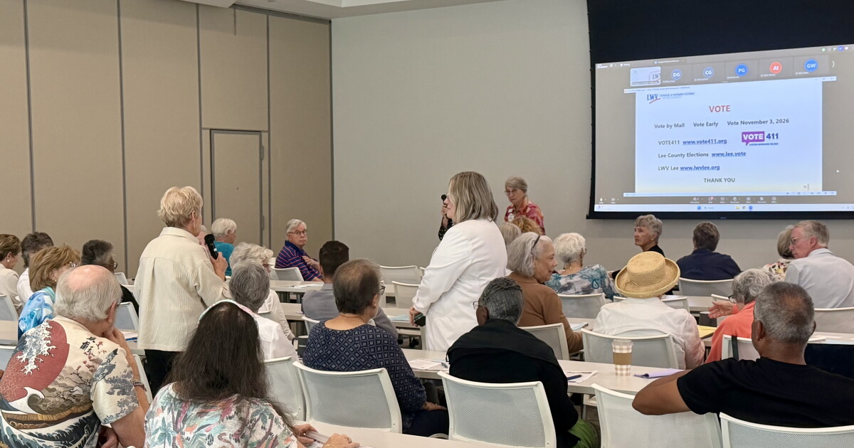Lee League of Women Voters gathers candidates and community members for discussion ahead of election | WGCU News