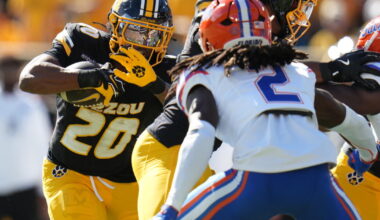 College football: No. 25 Missouri routs No. 8 Florida