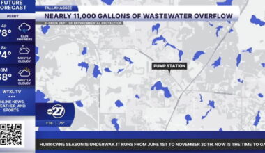 Nearly 11,000 gallons of wastewater overflow after pump station outage