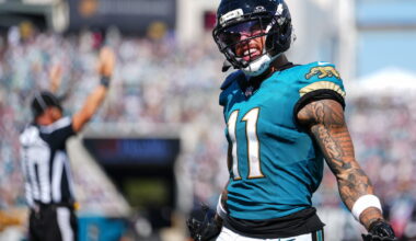 Jaguars take 7-0 lead on 51-yard touchdown catch-and-run by Parker Washington