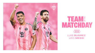 Messi and Suárez Named to MLS Team of the Matchday