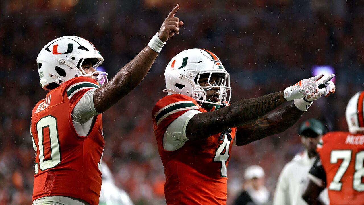 AP Poll: Miami is No. 1 for 1st time since 2002, BYU moves