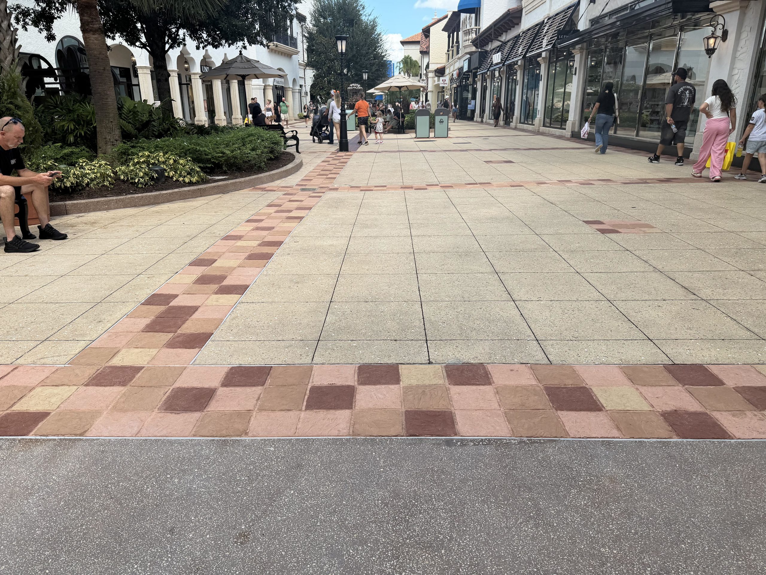 Disney Springs Concrete Tile Replacements