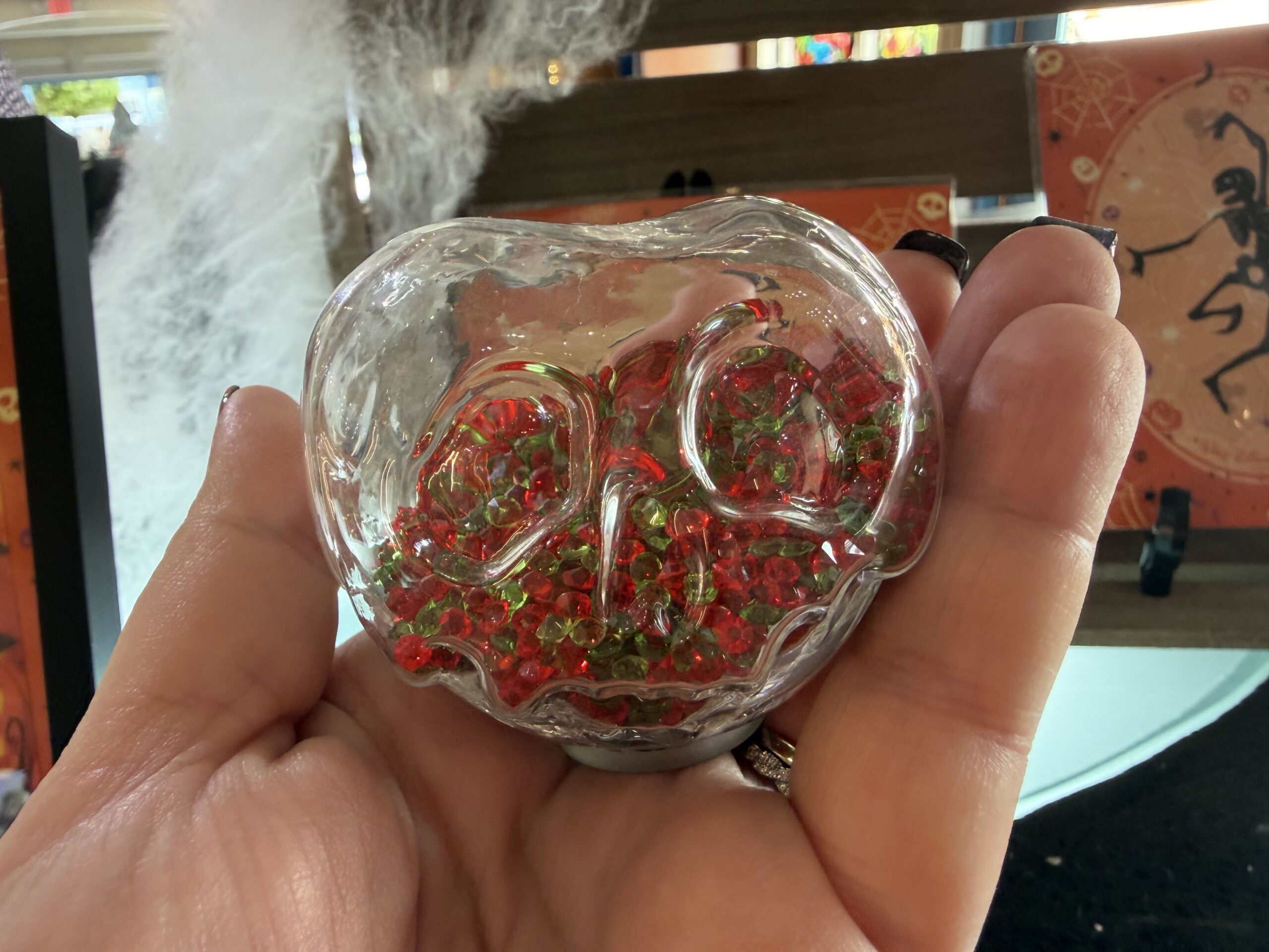 Guests can now craft their own poison apple at Crystal Arts by Arribas Brothers in Disney Springs