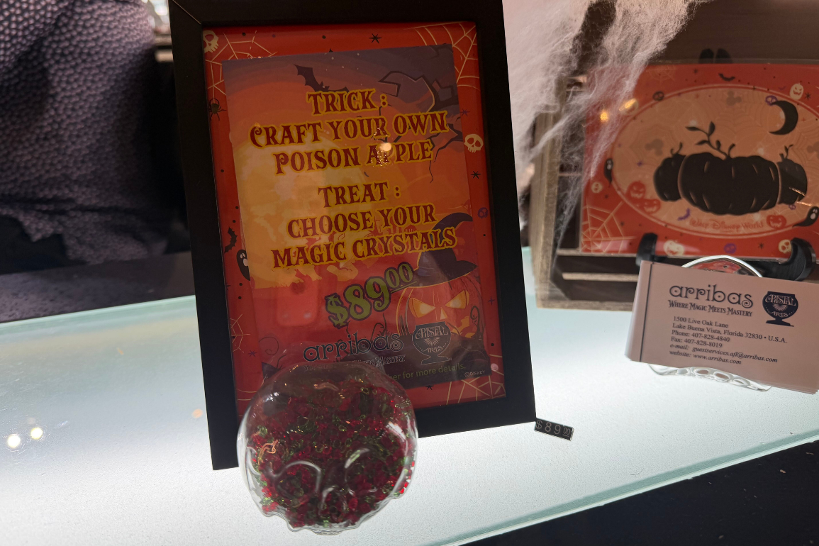 Craft Your Own Poison Apple Now Available at Crystal Arts in Disney Springs