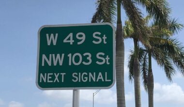 How does Hialeah number its streets?