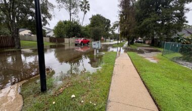 Winter Springs pumps floodwater from Highland Village road