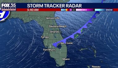 Orlando weather: Drier air, lower humidity for Central Florida to start the week