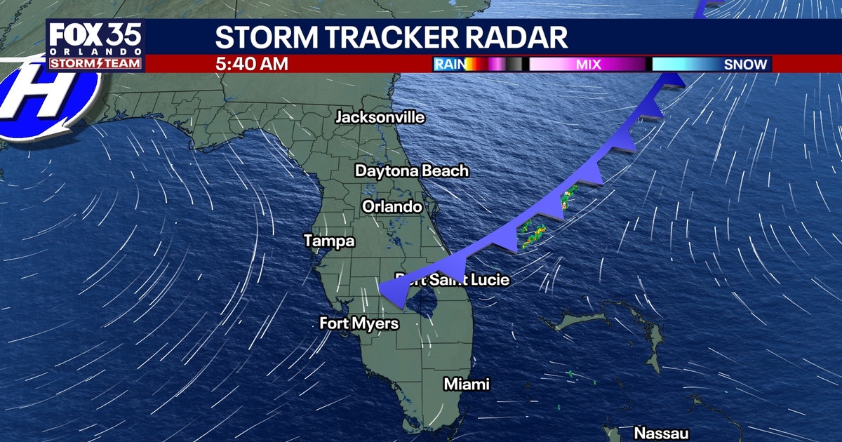 Orlando weather: Drier air, lower humidity for Central Florida to start the week
