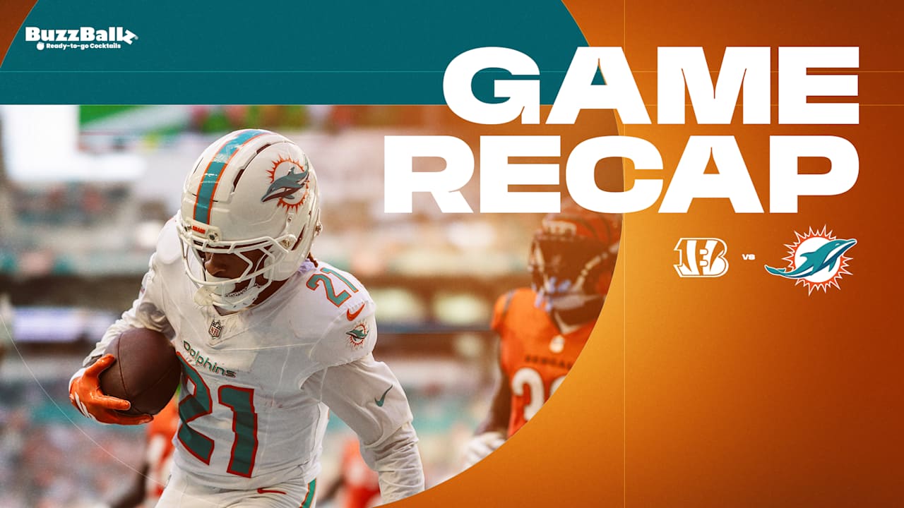 Game Recap: Dolphins Come Up Short in 31-24 Contest Against Bengals