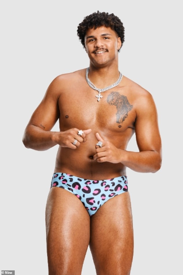 Professional athlete Jotham Russell (pictured) is a powerhouse both on and off the field