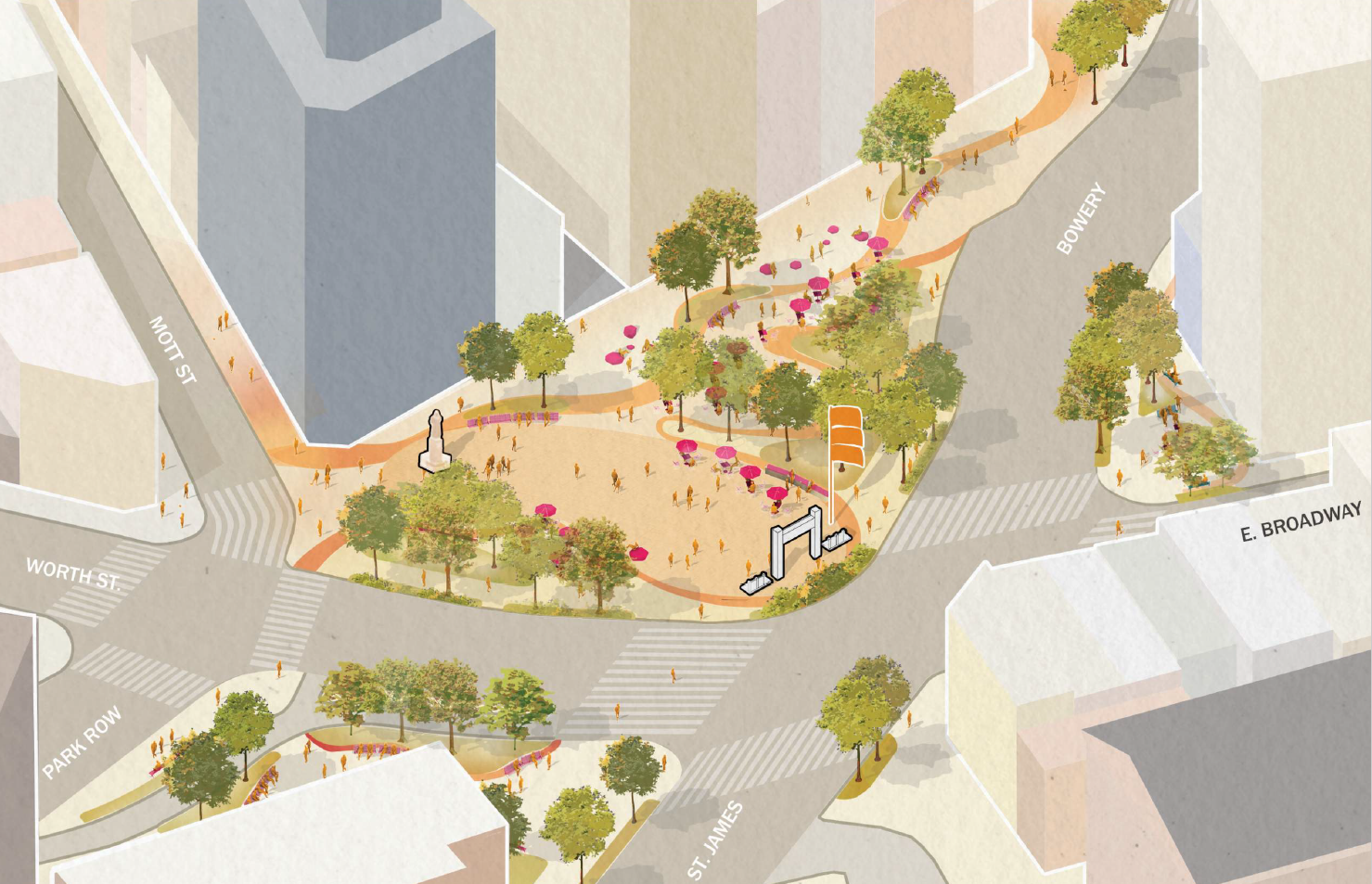 NYC Officials Unveil Plans to Redesign Manhattan's Chinatown
