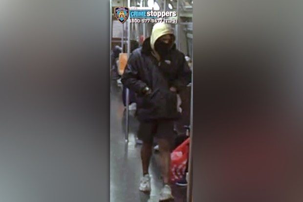 Police released a photo of the suspect in a slashing that occurred Saturday on a Q train in Brooklyn.