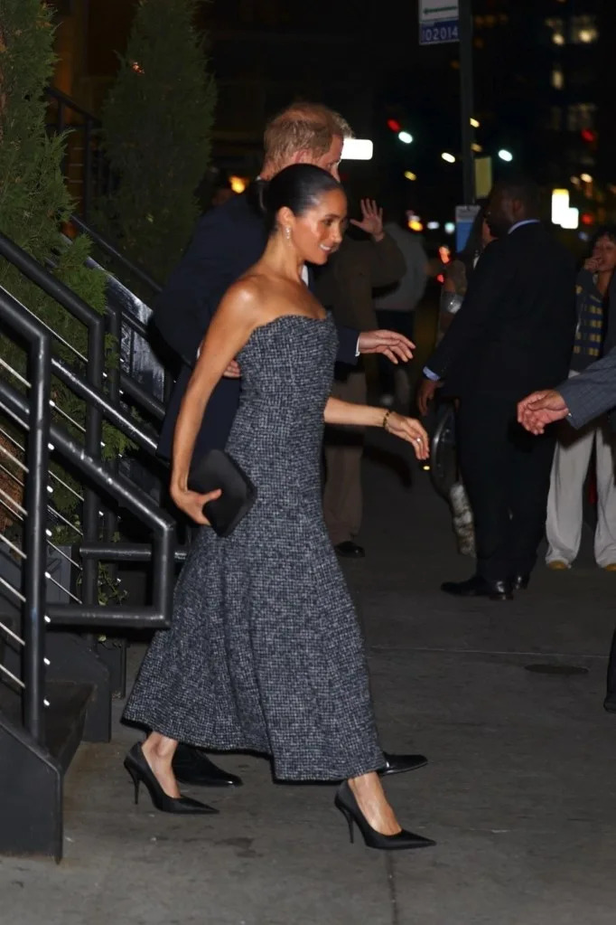 The “Suits” alum stood tall while walking down the stairs. BlayzenPhotos / BACKGRID