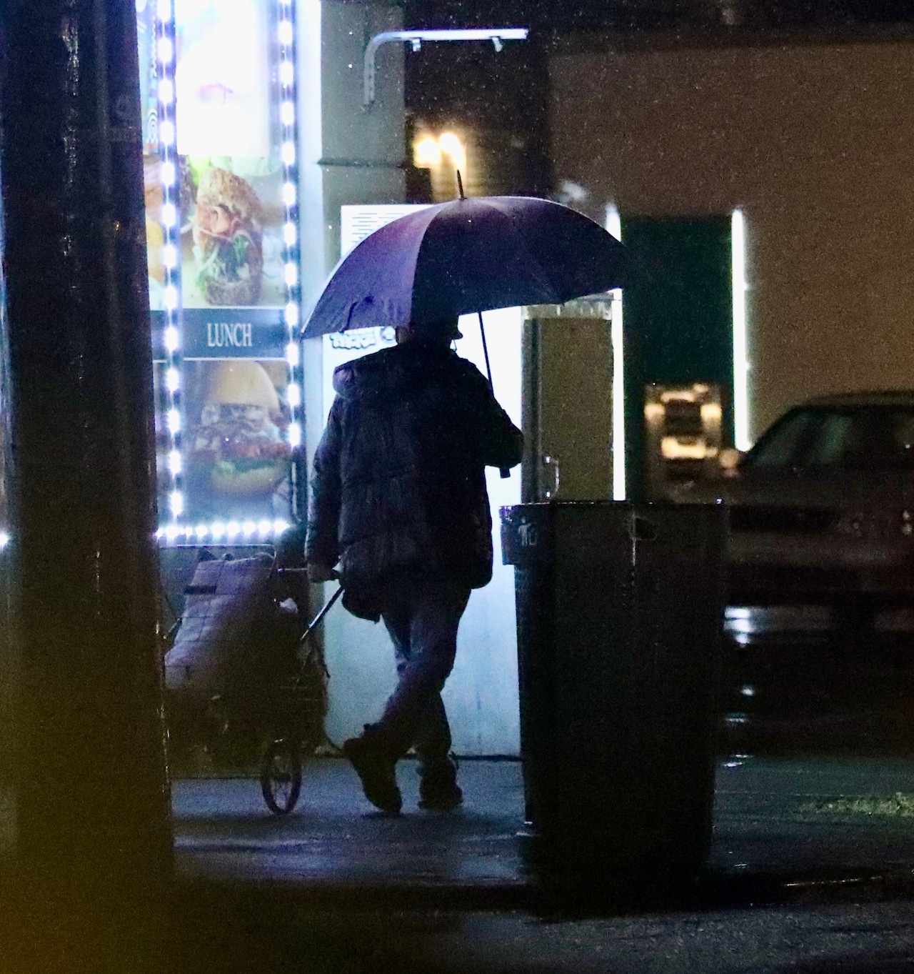 Heavy rain on Staten Island on Thursday