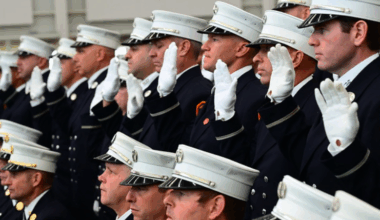 FDNY promotes fire operations members, Chief Chaplain at ceremony on Staten Island