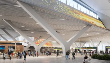 Seven artists commissioned in project to bring New York’s spirit to JFK’s New Terminal One