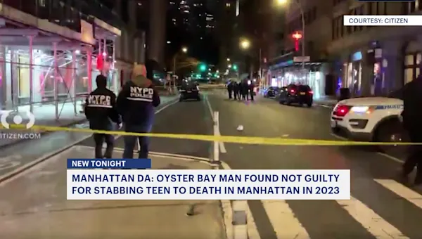Oyster Bay man acquitted of charges in 2023 fatal stabbing of NYC teen