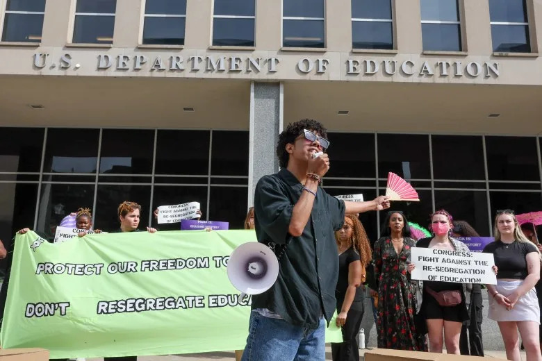 “Our mission is to make reparations a political priority for Gen Z and millennials, and we do that through creating narrative power, people power, and then, of course, political power,” said J.J. Briscoe with the youth organizing group Get Free. (Courtesy of Get Free)