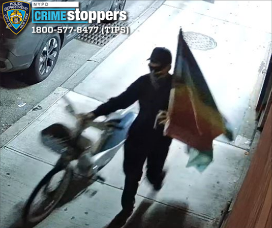 The churches were vandalized over a 20-minute period on Oct. 5, police said