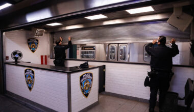 Old Newsstand With a New Beat: Police Set Up Shop at West Fourth