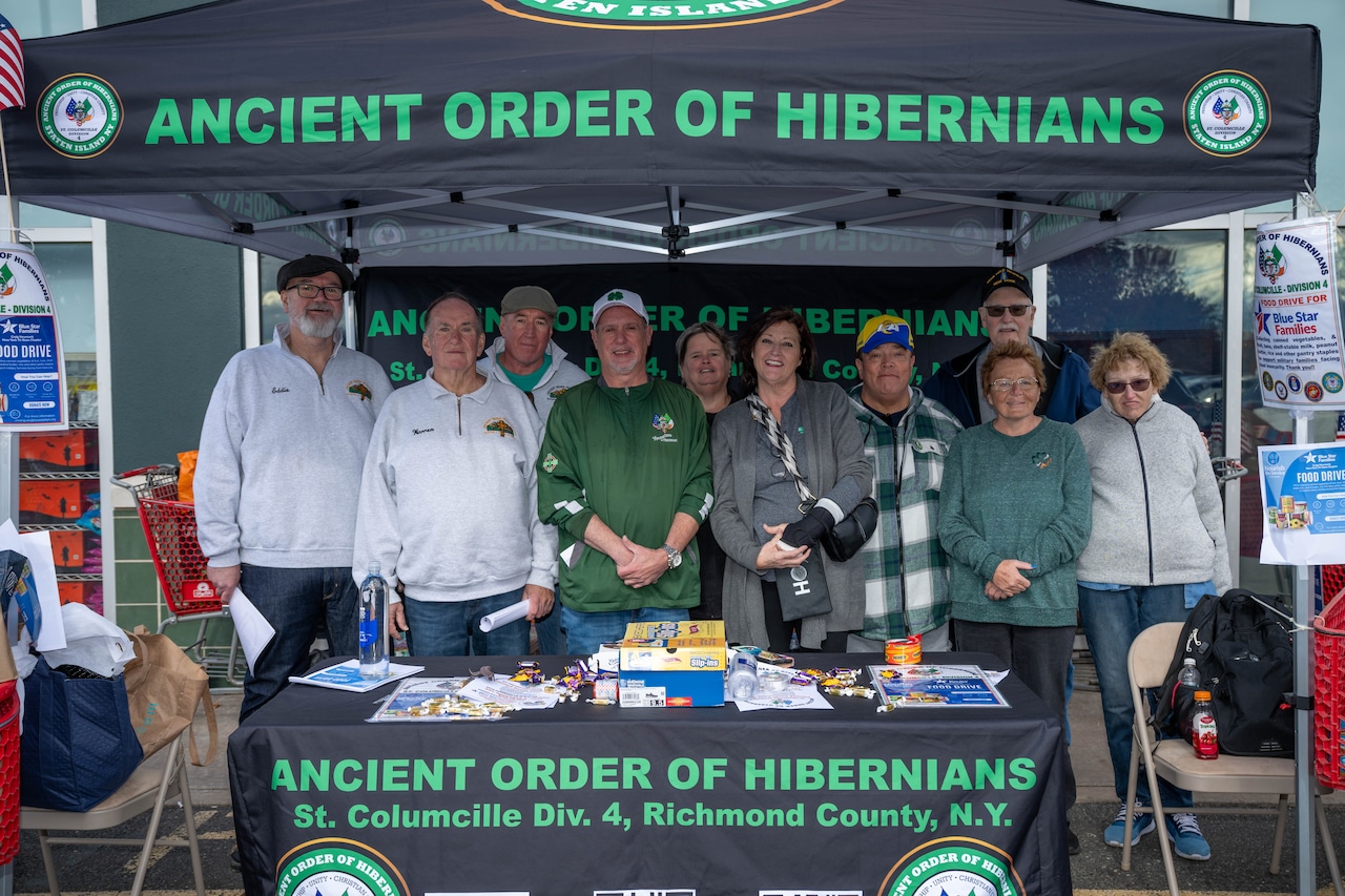 Ancient Order of Hibernians Food Drive