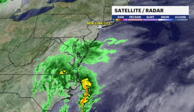 Cloudy and cool conditions with spotty showers for The Bronx