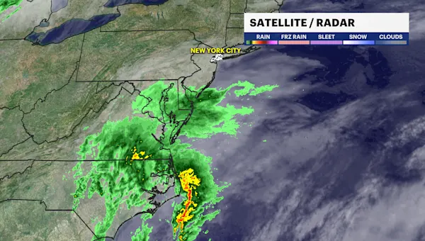 Cloudy and cool conditions with spotty showers for The Bronx