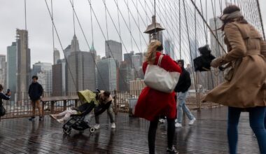 NYC warns of high winds, colder temps into Thursday
