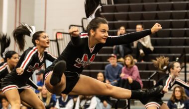 CHSAA Cheerleading: All four Island schools took to the mat Saturday