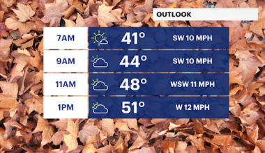 Cloudy and chilly temperatures; sunshine ahead for Brooklyn