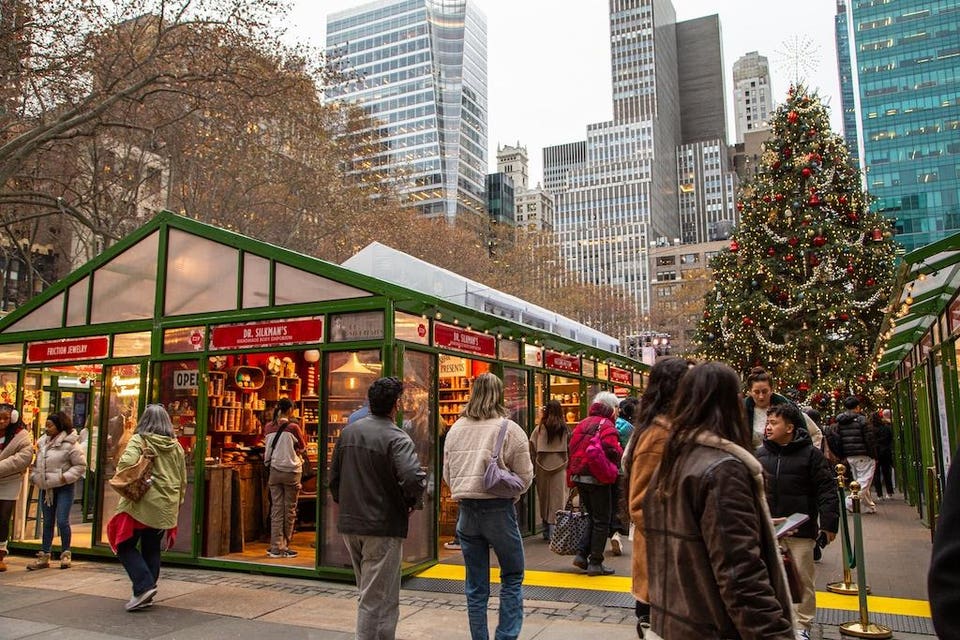 Bryant Park New York City Holiday Market