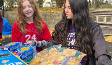 School spirit meets community service as Staten Island students pack meals at food pantry (26 photos)