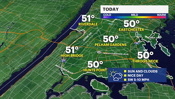 Mild and sunny day in The Bronx; tracking the Thanksgiving week forecast