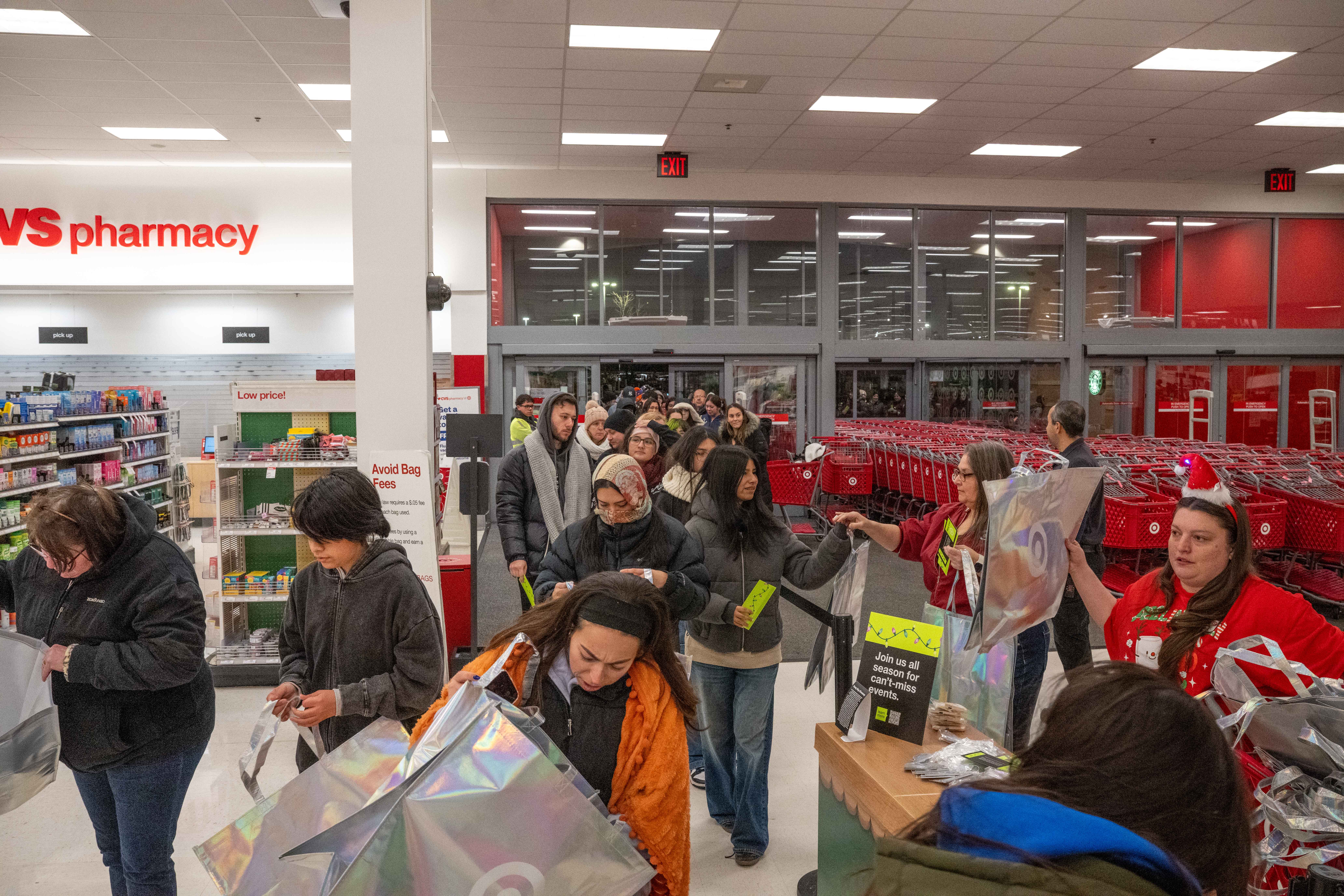 Shoppers flock to Target at the Bricktown Shopping Center on Friday, November 28, 2025, in Charleston. (Owen Reiter for the Advance/SILive.com)