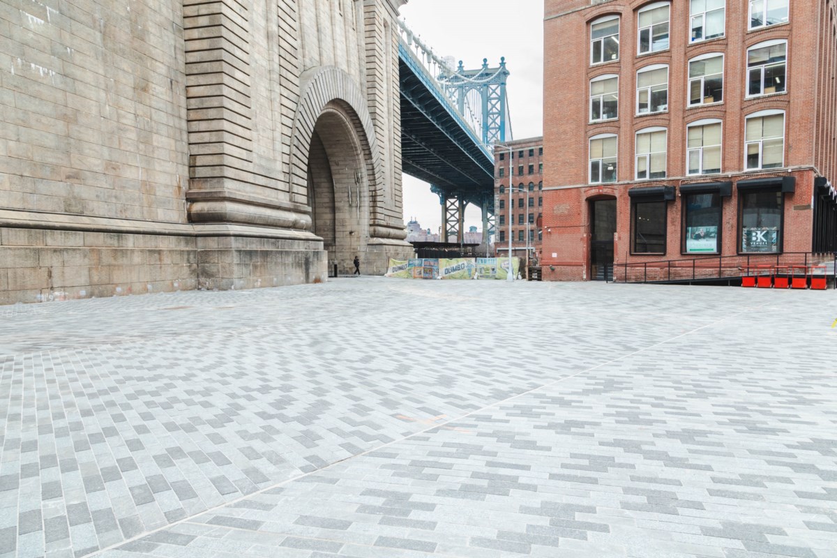 Brooklyn's DUMBO Gets Major Cobblestone And Infrastructure Makeover